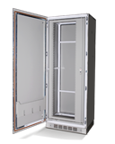 Single Rack Industrial Enclosure Open View